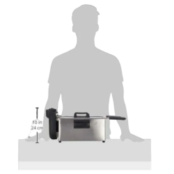 FRITEUSE DOUBLE 3300W LIVOO DOC217 2X3L INOX