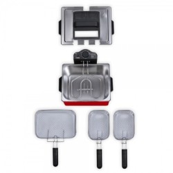 FRITEUSE 5L LIVOO DOC241 2000W 2PANIER/1G.PAN. ROUGE