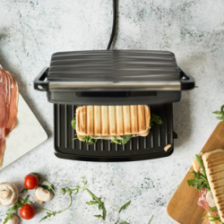 GRILL VIANDES/ PANINI 750W LIVOO DOC232G GRIS/NOIR