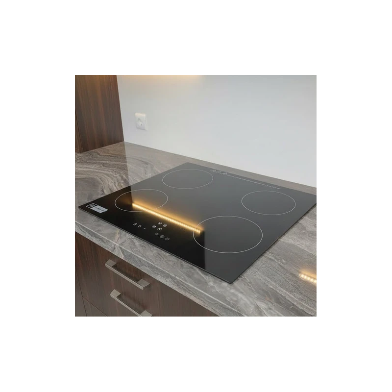 ALP-IM74 - PLAQUE ENCASTRABLE NEOLUX 4 FEUX INDUCTION TOUCH  | Electro Meuble