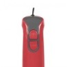 MIXEUR PLONGEANT 400W LIVOO DOP204RC 2LAME ACIER INOX + BOL GRADUE ROUGE