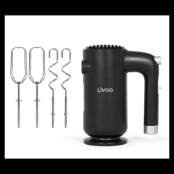DOP243N - BATTEUR LIVOO ELECTRIQUE 5 VITESSE 250W NOIR | Electro Meuble