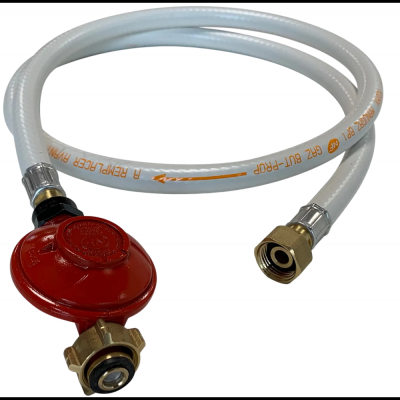 Kit détendeur NORMAGAZ - Tuyau de 1,5 m et tétine avec pinces