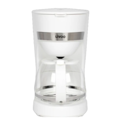 CAFETIERE ELECTRIQUE 1,25L LIVOO DOD200W 750W BLANC