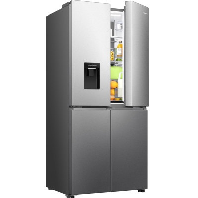 Multidoor 484L Distributeur d'eau Machine à glaçons Inox Hisense