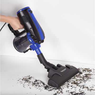 Techwood Aspirateur 2 en 1 Balai/Main - Bleu/Noir