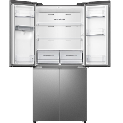 Multidoor 484L Distributeur d'eau Machine à glaçons Inox Hisense