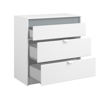 Commode 3 tiroirs L.83 x P.43 PIROUETTE