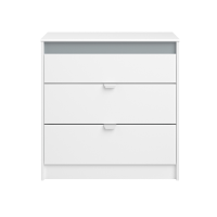 Commode 3 tiroirs L.83 x P.43 PIROUETTE