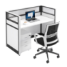 BUREAU COMPTOIR 1200X600X1100 45-1 AVEC TIROIR AMOVIBLE