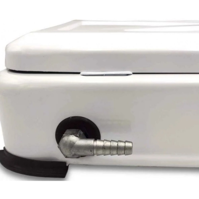 Réchaud Gaz 2 Feux - Couvercle Blanc Evolu