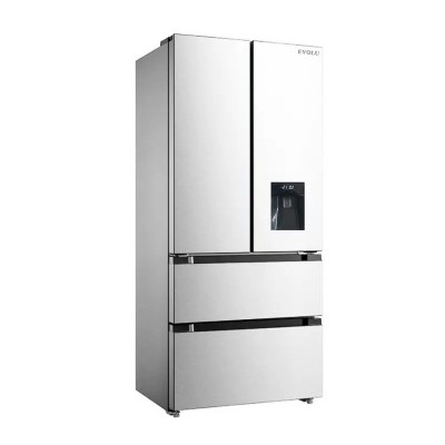 Réfrigérateur Américain - 506L - Réservoir d'eau - Gris