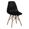 CHAISE BOIS NOIRE C01-1BLACK