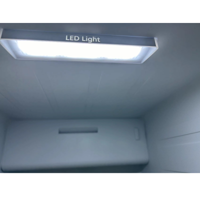 Réfrigérateur américain 556L Side by Side - distributeur de glaçons et d'eau Inox