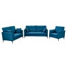 CANAPE 3+2+1 BLEU LV4533-41BLUE