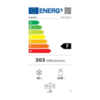 Réfrigérateur 308L Inox | Réfrigérateur combiné - Distributeur d'eau