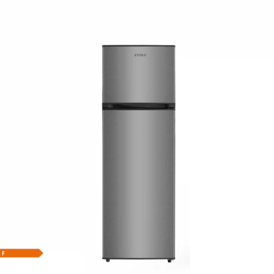 Réfrigérateur 258L Gris - 2 Portes Refroidissement Statique