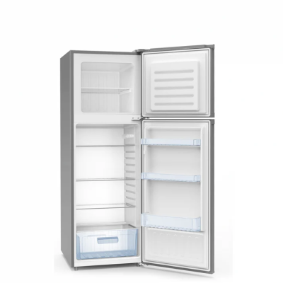 Réfrigérateur 258L Gris - 2 Portes Refroidissement Statique